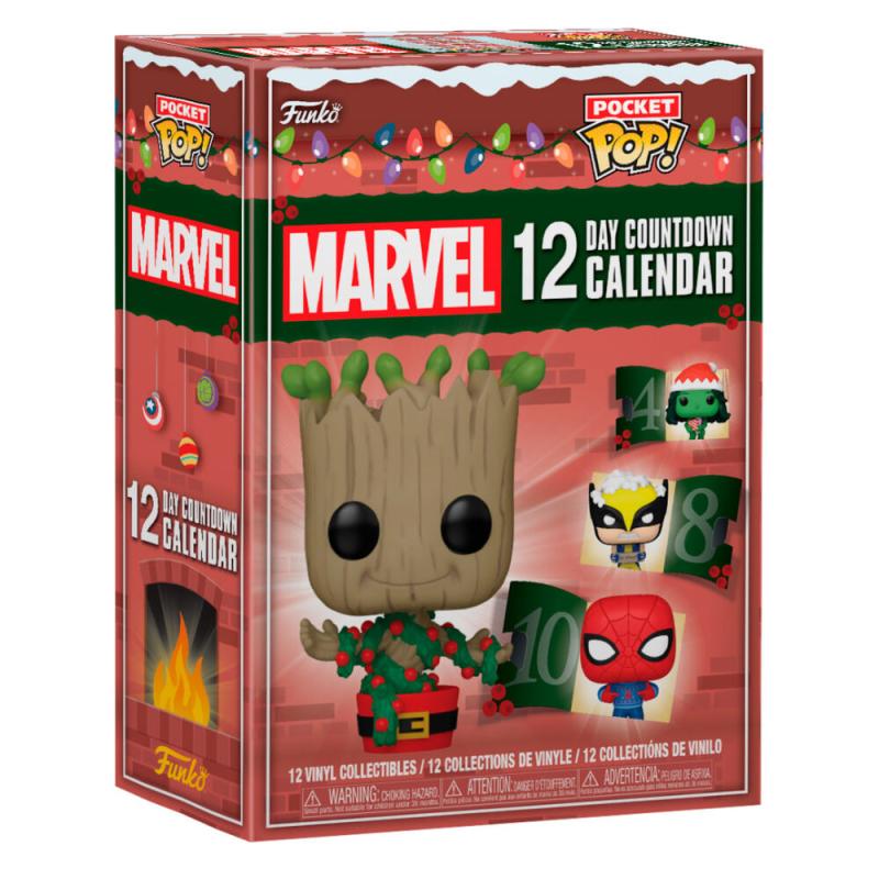 Meglepetés ájándék ötlet  Advent 12 ablakos Marvel kalendárium