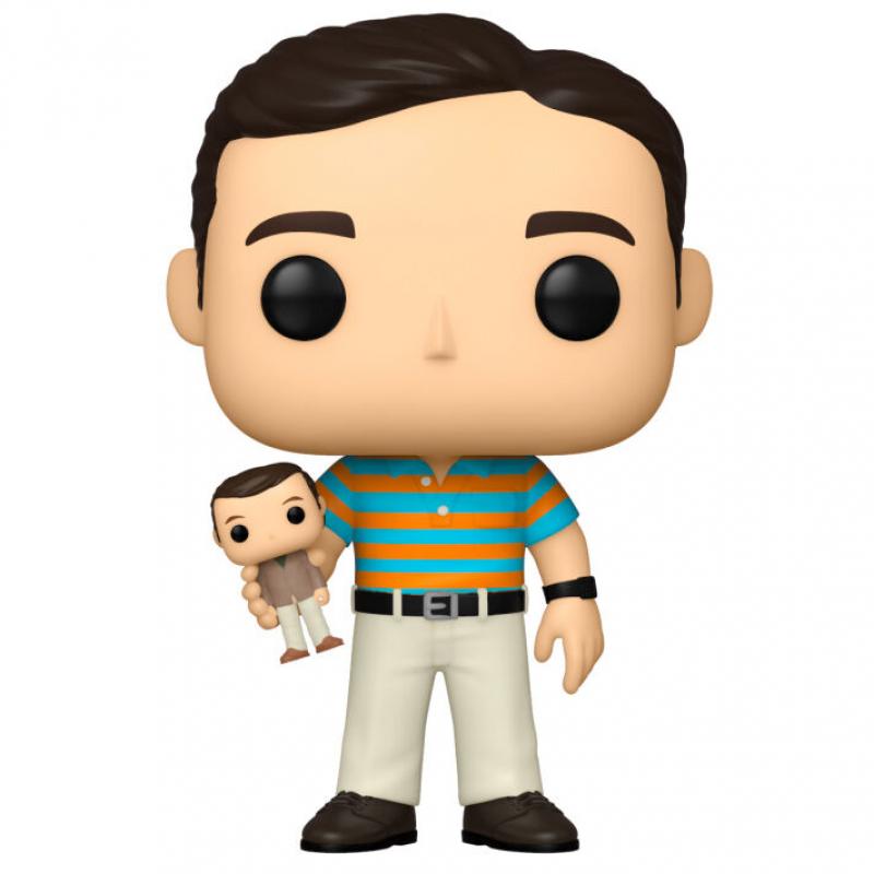 Meglepetés ájándék ötlet  40 Y.O. Virgin  Andy holding Oscar  szobor, modell, miniatúra 