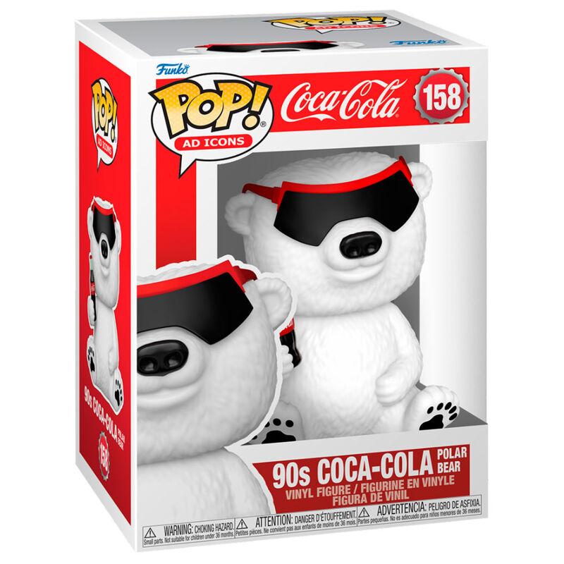 Meglepetés ájándék ötlet  AD Icons CocaCola  Polar Bear (90's) 10 cm szobor, modell, miniatúra