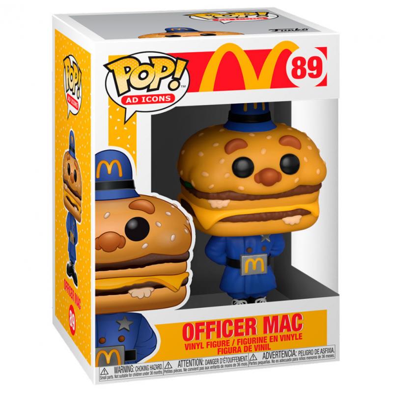 Meglepetés ájándék ötlet   Ad Icons: McDonald's  Officer Big Mac  szobor, modell, miniatúra 