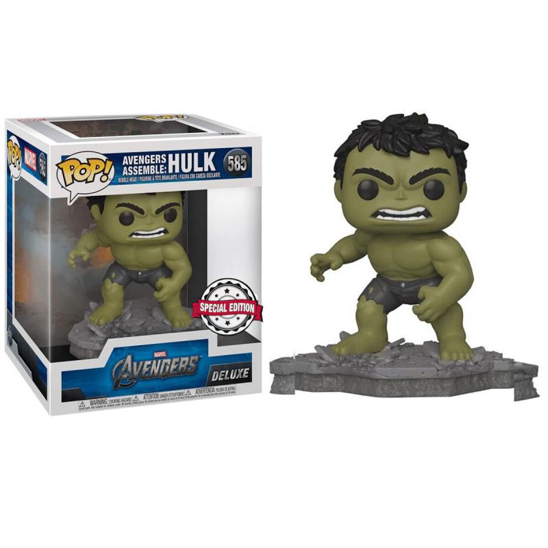 Meglepetés ájándék ötlet  Deluxe Avengers   Hulk Assemble Exclusive  szobor, modell, miniatúra 15 cm