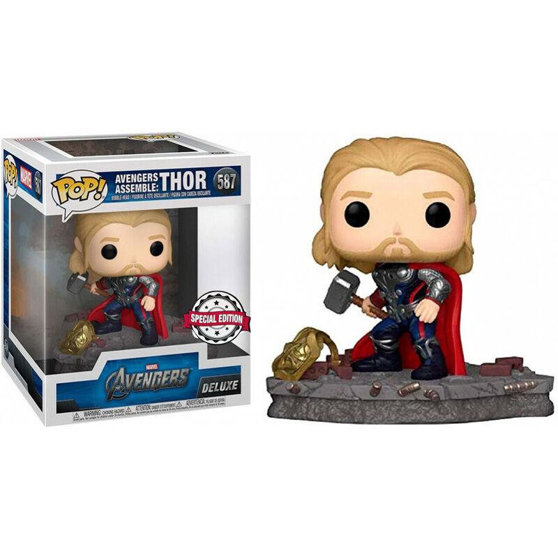 Meglepetés ájándék ötlet  Deluxe Avengers  Thor (Assemble) (Exclusive) 15 cm  szobor, modell, miniatúra
