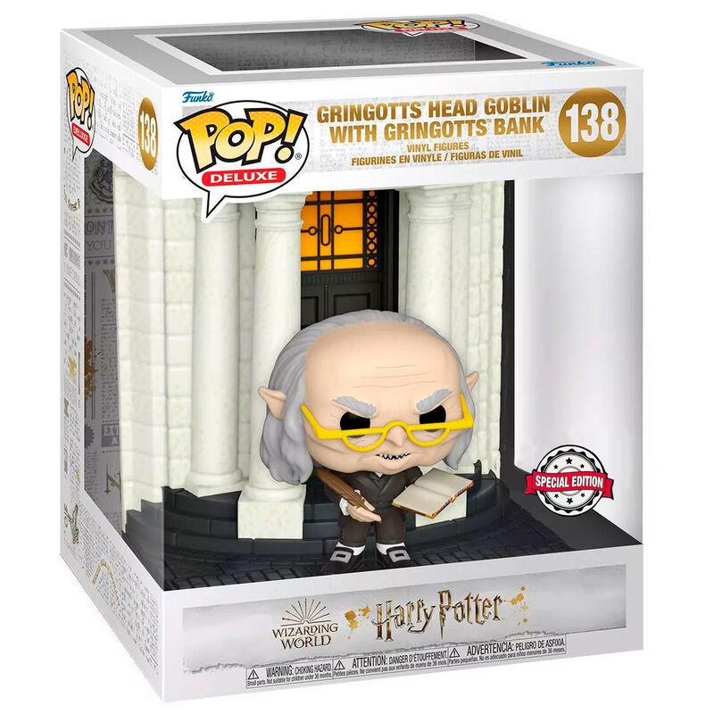 Meglepetés ájándék ötlet  Deluxe Harry Potter Diagon Alley  Gringotts Bank Head Goblin (Exclusive) 15 cm