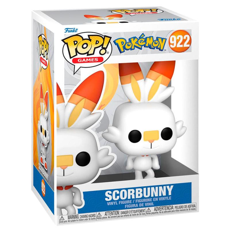 Meglepetés ájándék ötlet  Games Pokemon  Scorbunny (EMEA)   szobor, modell, miniatúra