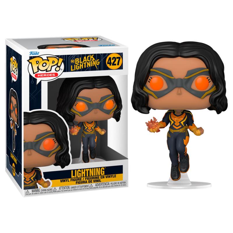Meglepetés ájándék ötlet  Heroes Black Lightning  Lightning   szobor, modell, miniatúra