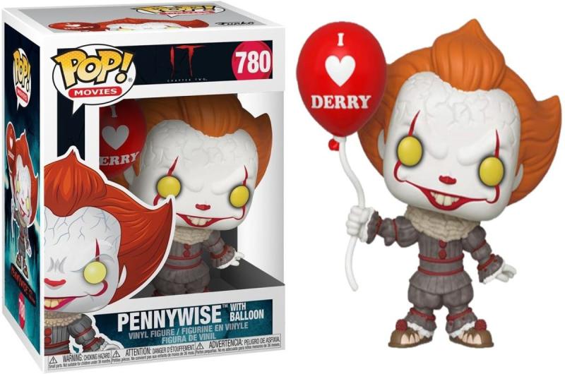 Meglepetés ájándék ötlet  IT Chapter 2 Pennywise with Balloon   szobor, modell, miniatúra
