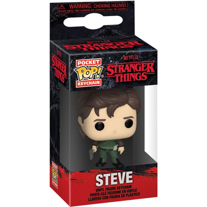 Meglepetés ájándék ötlet  Keychain Stranger Things S4  Hunter Steve kulcstartó