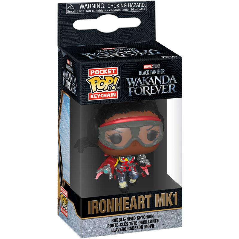 Meglepetés ájándék ötlet  Marvel Black Panther Wakanda Ironheart MK 1 kulcstartó