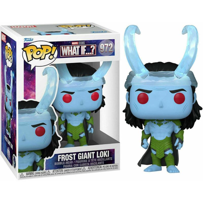 Meglepetés ájándék ötlet  Marvel What If  Frost Giant Loki  játékszobor, modell, miniatúra