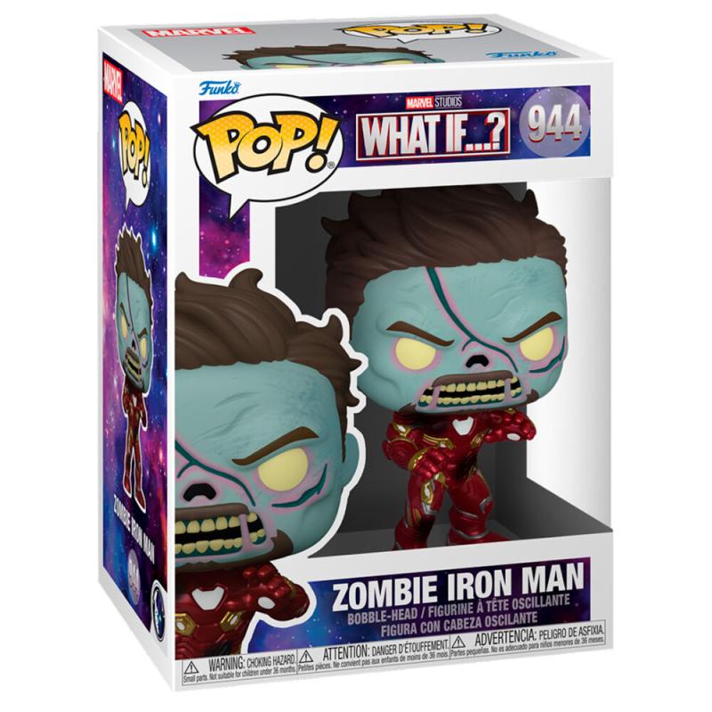 Meglepetés ájándék ötlet  Marvel  What If  Zombie Iron Man Vasember   szobor, modell, miniatúra