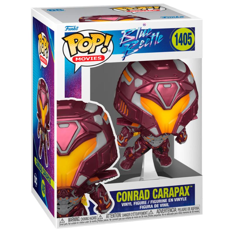 Meglepetés ájándék ötlet  Movies Blue Beetle  Conrad Carapax   szobor, modell, miniatúra