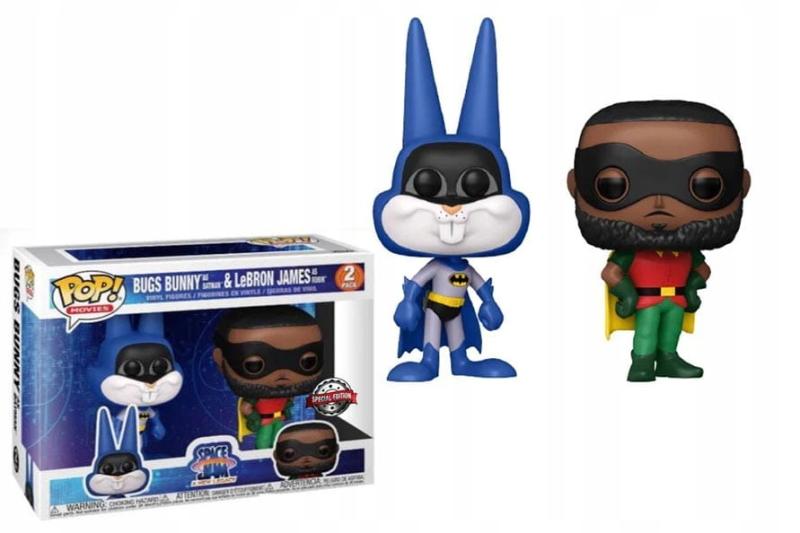 Meglepetés ájándék ötlet  Movies SJ2 Bugs as Batman & LeBron as Robin (Exclusive)   szobor, modell, miniatúra