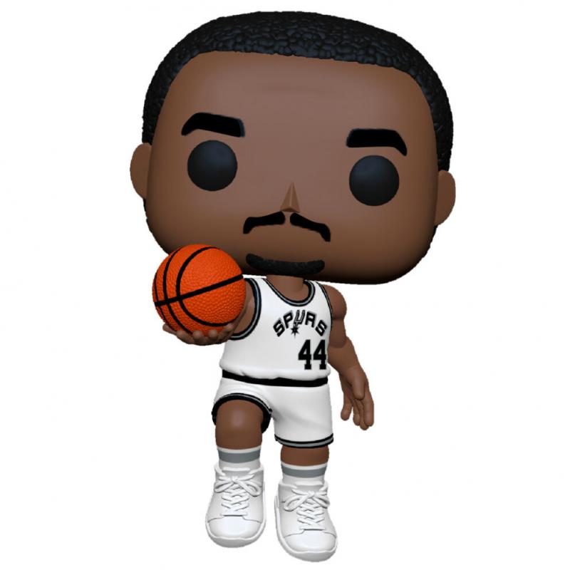 Meglepetés ájándék ötlet  NBA Legends George Gervin Spurs  10 cm szobor, modell, miniatúra
