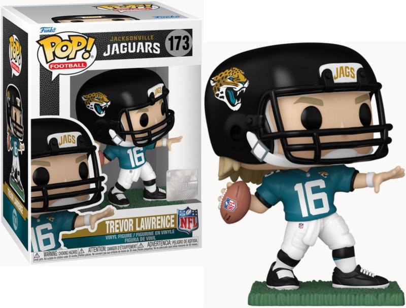 Meglepetés ájándék ötlet  NFL Jaguars  Trevor Lawrence  10 cm szobor, modell, miniatúra