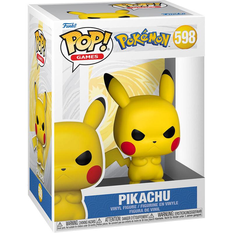 Meglepetés ájándék ötlet  Pokemon  Grumpy Pikachu  szobor, modell, miniatúra 