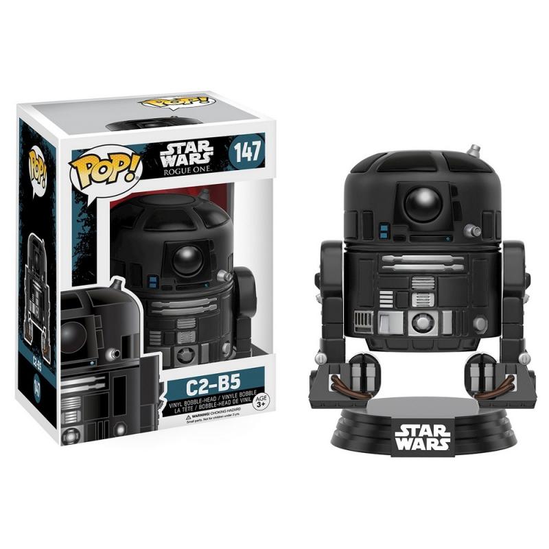 Meglepetés ájándék ötlet  Star Wars Rogue One  C2B5 es szobor, modell, miniatúra
