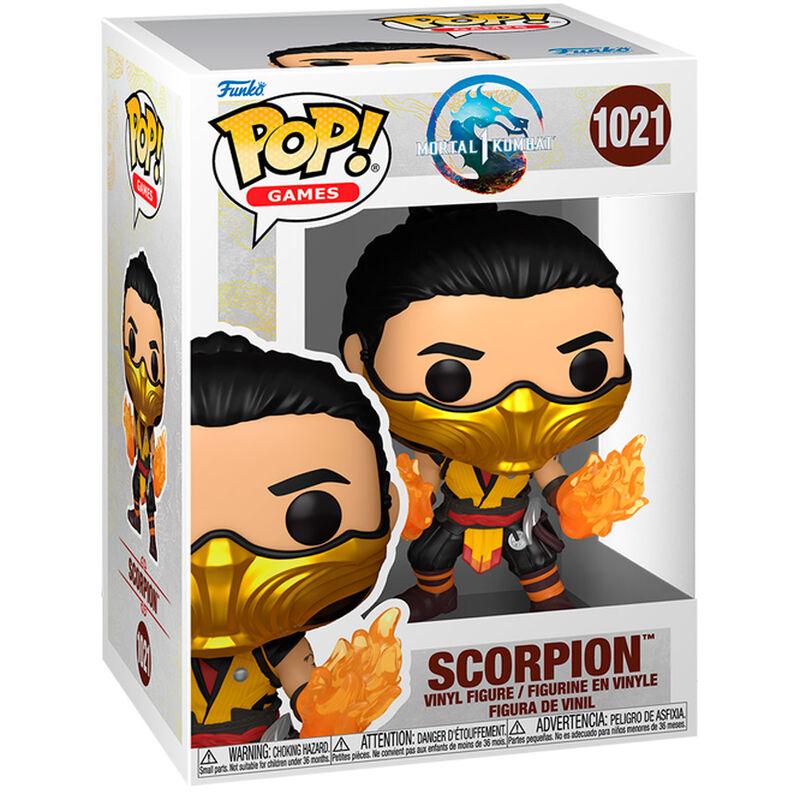 Meglepetés ájándék ötlet  Mortal Kombat Scorpion   szobor, modell, miniatúra
