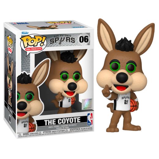 Meglepetés ájándék ötlet  NBA Mascots  San Antonio  The Coyote   szobor, modell, miniatúra