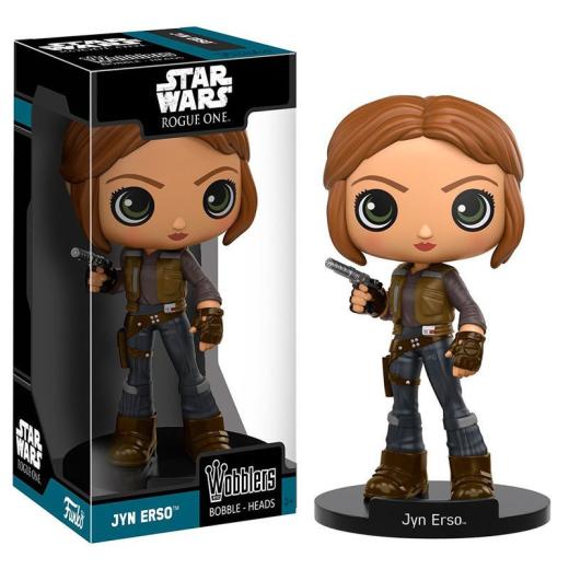 Meglepetés ájándék ötlet  Wobbler Star Wars Rogue One  Jyn Erso szobor, modell, miniatúra